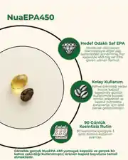 NuaEPA® 450 mg Saf EPA Omega-3 - DHA İçermez - IFOS Sertifikalı - 90 Kapsül 3