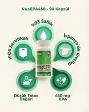 NuaEPA® 450 mg Saf EPA Omega-3 - DHA İçermez - IFOS Sertifikalı - 90 Kapsül 2