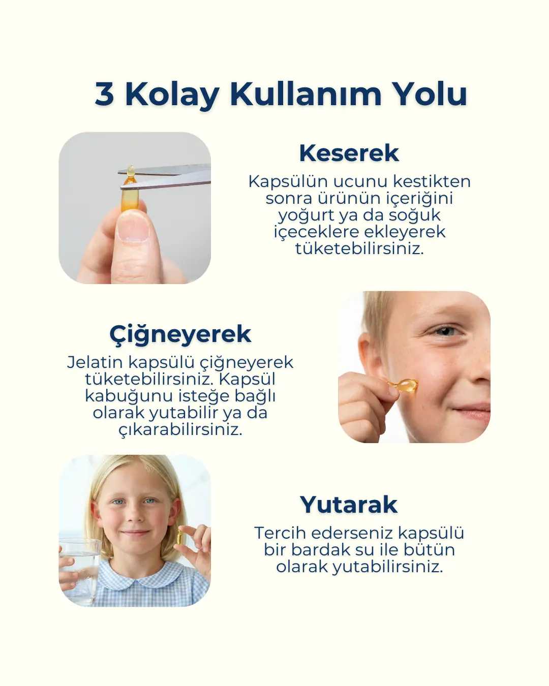 NuaDHA® 500 Üçlü Paket, Çocuklara Özel Çiğneme Kapsülü, 3 x 30 Kapsül 6