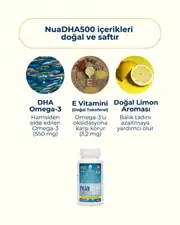 NuaDHA® 500 Üçlü Paket, Çocuklara Özel Çiğneme Kapsülü, 3 x 30 Kapsül 5